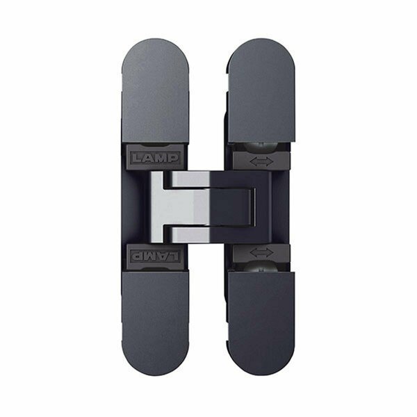 19 mm Invisible Hinge, Black, Sugatsune, Mfr#: SUSHES3D 70 BL